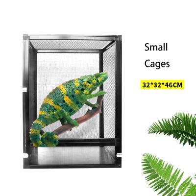 China Amazon Hot Sale Reptile Mini Greenhouse Breathable Cage Reptile Box for sale