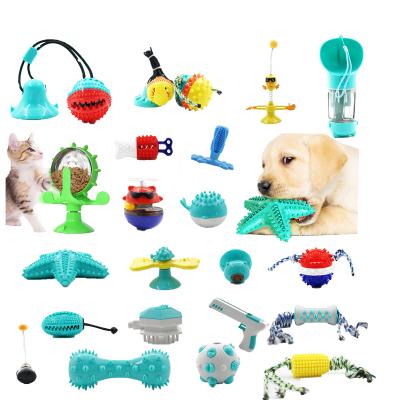 China TPR Viable Dogs Chew Suction Cup Dog Toy Pet Molar Bite Toy Internative Pet Toy For Dog for sale