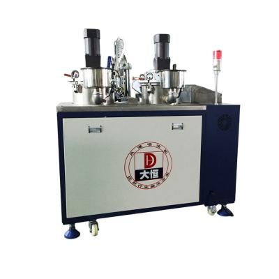 China PLC Controlled Gear Pump AB Two Component Silicone Glue Epoxy Resin Filling Potting Machine for sale