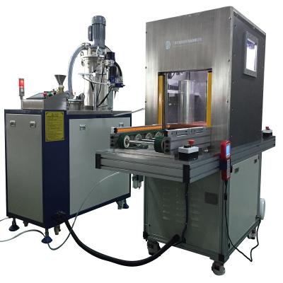 China Daheng Patent Plunger Pump Vacuum Filling Machine voor epoxyhars en siliconen AB lijm Te koop