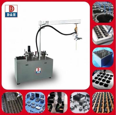 China Double Cylinder Plunger Pump AB Component Glue Potting Machine 2K Silicone Epoxy Mixer for sale