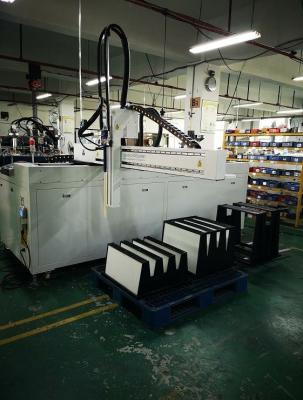 China 2 deel PU hars binding en afdichting Gluing Filtratie machine Filter frame binding machine met dynamische of statische mengmethode Te koop