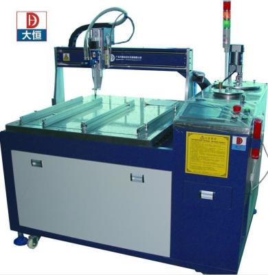 China 300 kg Duidelijke 2 delen epoxy doming machine voor transparante vloeibare kristallen hars AB epoxy Te koop