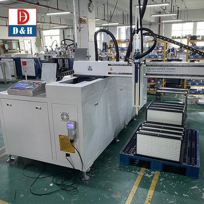 China Automatic Grade Automatic HEPA Gel Seal Machine for Mini-Pleat Panel Air Filter Bonding for sale