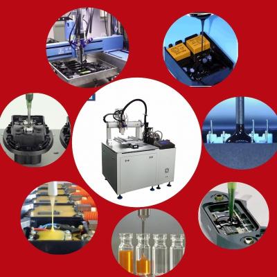 China Fluid Dispensing Systems Epoxy Dispenser 2 Part Epoxy Dispensing Equipment AB Dosing Dispensing Robot for sale