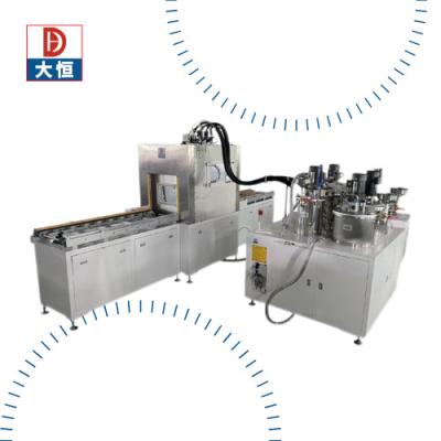 China Epoxy Potting Under Vacuum Chamber Machine AB Fluids PU Silicones Dispensing Inline 2K Smart Dosing System for sale