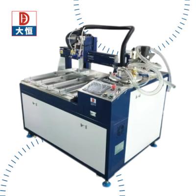 China D&H Patented Plunger Pump Automatic Epoxy Resin Filling and Potting Machine Hot Melt Glue Dispenser for sale