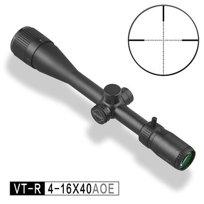 China Discovery Rifle Scope VT-R 4-16X40AOE Optics Hunting Scope Firing 1/4 MOA, Second Focal Plane Digital Hunting Scope VT-R 4-16X40AOE for sale