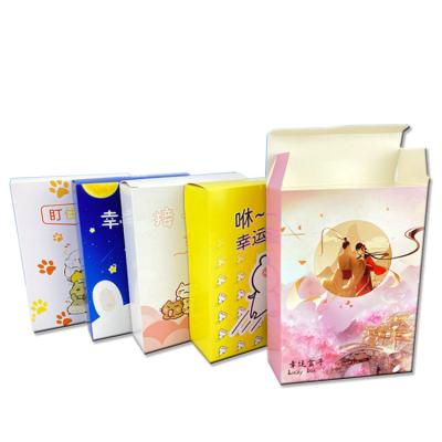 China Other Hot Selling Product Printed Color Cardboard Paper Lucky Mystery Box for sale