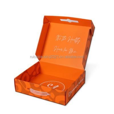 China Recycled materials professional custom packaging boxcolor box movie double-sided printing mute aircraft box for sale