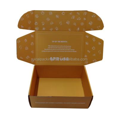 China Recycled materials professional custom packaging boxcolor box movie double-sided printing mute aircraft box for sale