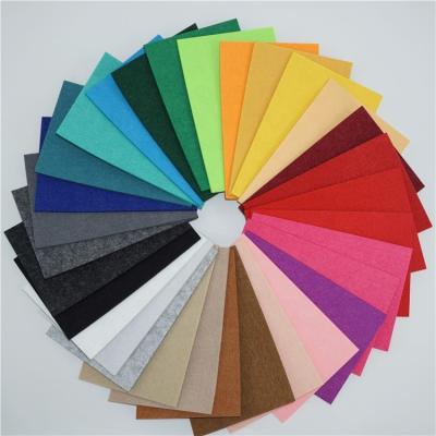 China Anti-bacteria Factory Supply Direct Polypropylene Needle Punched Color Soft Glitter Felt Fabric With Cheapest Price for sale