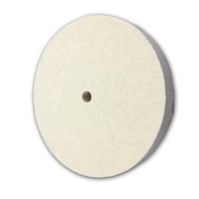 China 100%wool polishing buffing wheel felt nonwoven abrasive glass polishing wheel with great price for sale