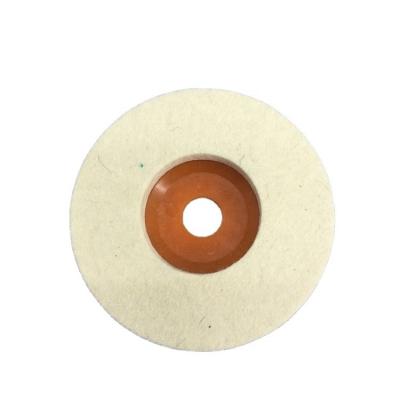 China 100% German industrial 5mm thick wool felt polishing wheel from factory directly. for sale