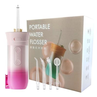 China 2021 Latest Style Outdoor Dental Flusher Portable Rechargeable Water Flosser For Teeth Brace for sale