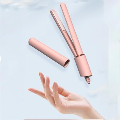 China Home Lightweight Electric Hair Splint Flat Iron Hair Curler Straightener Ceramic Hair Styling Hair Crimper for sale