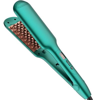 China Men Women Straight Fluffy Curling Hair Splint Corn Iron Sideburn Splint Easy Fluffy Straight Roll Double Bar Curling Iron for sale