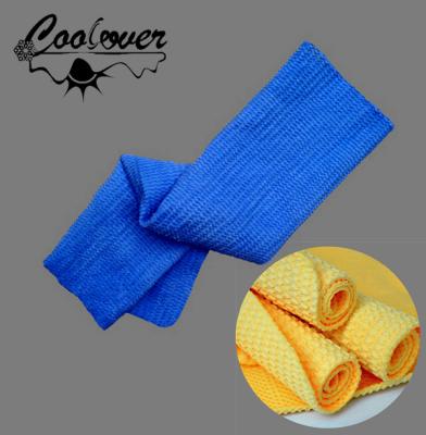 China China Supplier 2018 Cool Custom Cool Cooling Summer Sun Ice Towel PVA Chamois Synthetic Sports Towel For Car Wash Cloth for sale