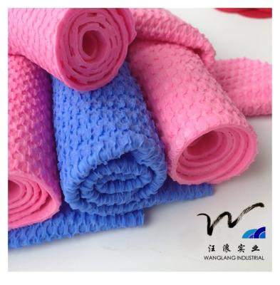 China New Product 3D Car Absorbent Quick-Dry Texture Car Synthetic PVA Chamois Cleaning Towel for sale