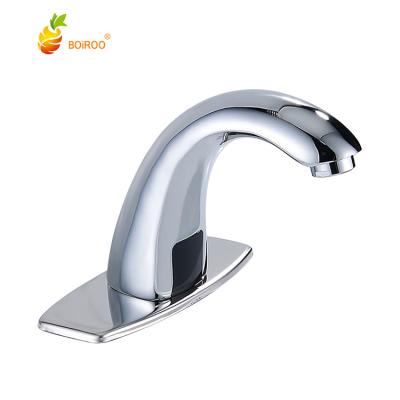 China BOiROO Faucet Hot Water Sense Faucets Hole Touch Modern Simple Smart Handleless Faucet Free Selling Sensor Hot And Cold for sale