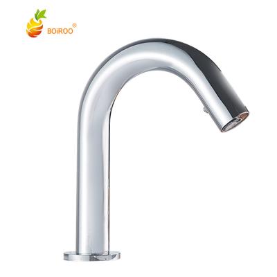 China BOiROO Automatic Hot Sale Modern Sanitary Ware Faucets Single Hole Elctronic Faucet For Bathroom&Public Set No Handle Sink Faucet for sale