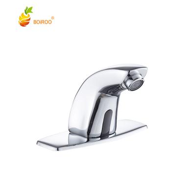 China BOiROO Automatic Hot Sale Modern Sanitary Ware Faucets Single Hole Elctronic Faucet For Bathroom&Public Set No Handle Sink Faucet for sale