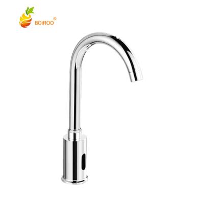 China Hot Selling BOiROO 2022 Touchless Bathroom Sense Faucets Hot Sale Modern Electronic Public Places Bathroom Handleless Automatic Sensor Faucet for sale