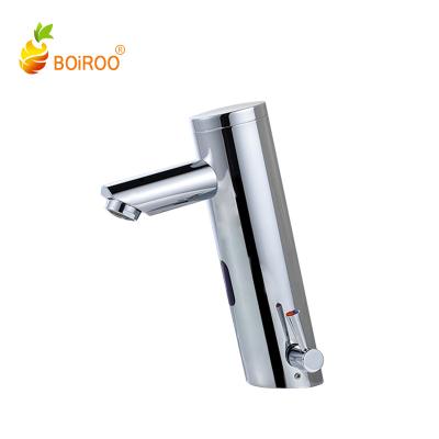 China Brass Automatic Smart Hot And Cold Sense Faucets Mixed Infrared Faucet Water Sensor Touchless Basin Sensor Faucet for sale