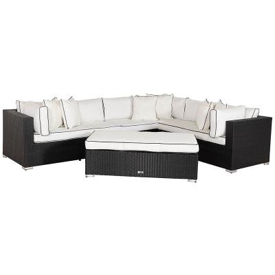 China Traditional Exquisite Workmanship Monaco Daybed Sofa With Wicker And Aluminum for sale