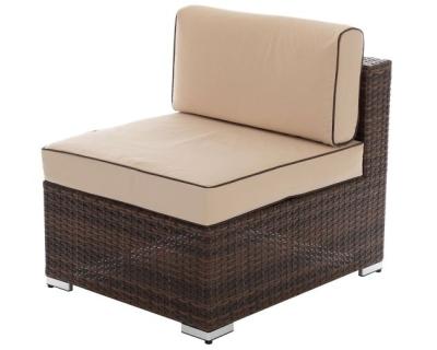 China Mid Florida Section Of Modern Rattan Garden In Chocolate And Coffee Creamer Mix With Outdoor Cover for sale