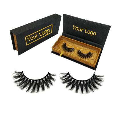 China Wholesale Natural Soft False Mink 3d Private Label False Eyelashes for sale