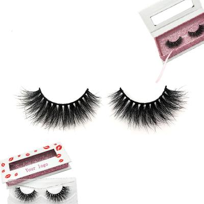 China Natural Soft Wholesale 3d Mink Eyelashes Custom Private Label for sale