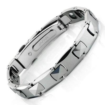 China TUNGSTEN Bio Energinox China Advantage Metal Tungsten Magnetic Healing Bracelet For Men for sale