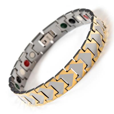 China Wholesale New Style TUNGSTEN Energinox Plated Energy Armor Tungsten Magnetic Bracelet for sale