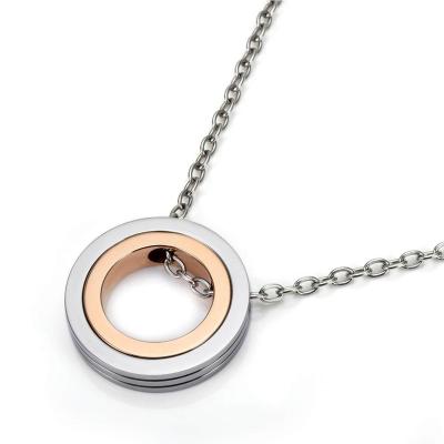 China Energinox Round Stainless Steel Surgical Pendant Necklace for sale