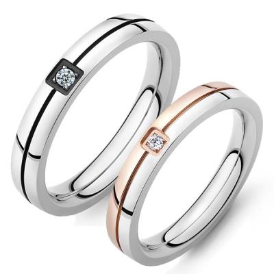 China New Design Stainless Steel Stainless Steel Germanium Ring Inox For Couples Wholesale for sale