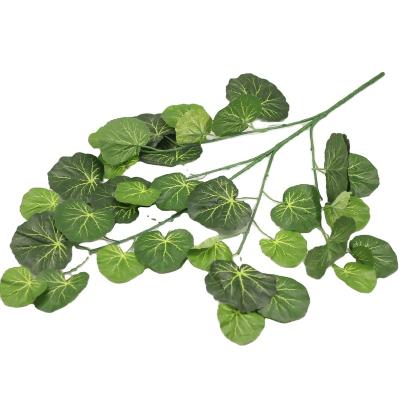 China Modern Artificial Green Leaves Bulk Faux Silk Rose Flower Leaves Greenery For DIY Wedding Bouquets Baby Shower Centerpieces Party for sale