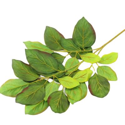 China Artificial Greenery Gardening Garland, Rose Leaves Artificial Greenery Fake Rose Flower Leaves for DIY Wedding Party Decorations for sale