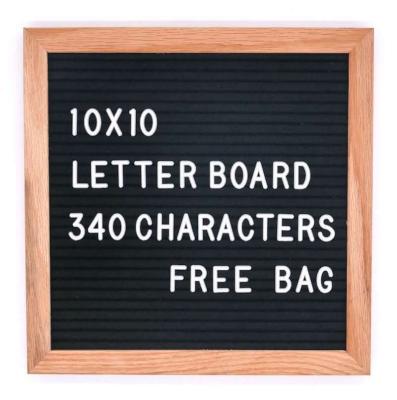 China Hot Selling US Black Felt Letter Board 10x10 Inches, Stock for Immediate Delivery. SGS Certificated Quality for sale