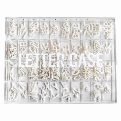 China US Hot Sale High Quality Acrylic Letter Case Letter Box For Felt Letter Board for sale