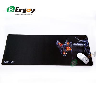 China 100% eco-friendly custom printed gaming gamer gaming mouse pad overlock for sale