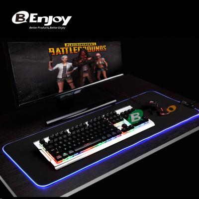 China 100% Eco-friendly Extra Large RGB LED Gaming Mouse Pad with USB Cable and 10 Light Patterns for sale