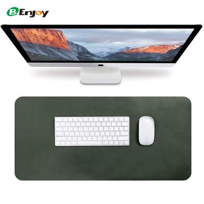 China 100% Custom Large Computer Leather Desk Logo Eco-Friendly Mat Deskmat for sale