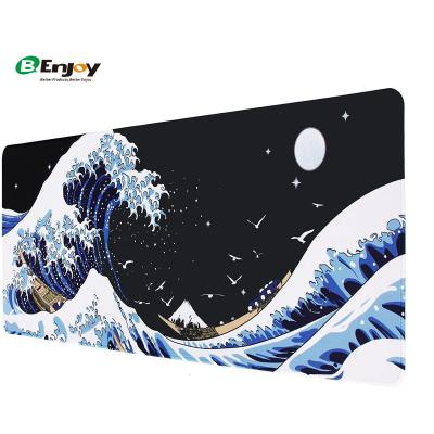 China High quality eco-friendly custom design printing XXL thick non-slip durable waterproof large office gaming deskmat desk mat for sale