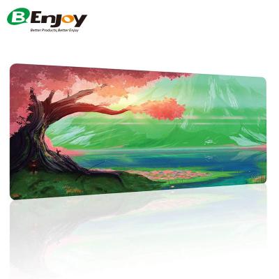 China Rectangular Shape Eco-friendly XXL Custom Design Rubber Printed Office Deskmat Playing Gear Fabric Outdoor Eco-Friendly Nature for sale