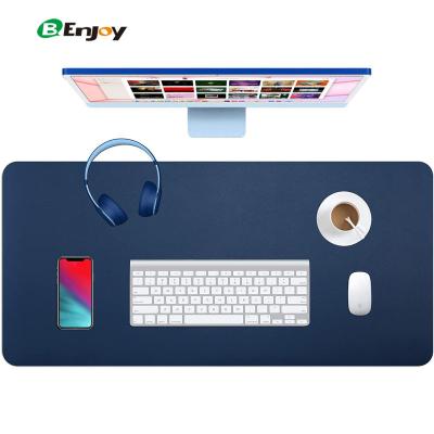 China 100% Custom Made Leather Mouse Pads Eco-friendly PVC Print Non Slip PU Office Desk Pad Large for sale