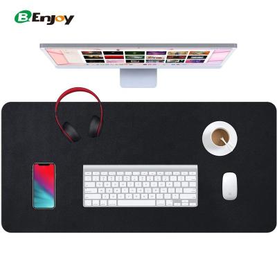 China 100% Hot Sales Eco-Friendly Custom Logo Waterproof Non Slip Dual Sided Office Leather Pad for sale