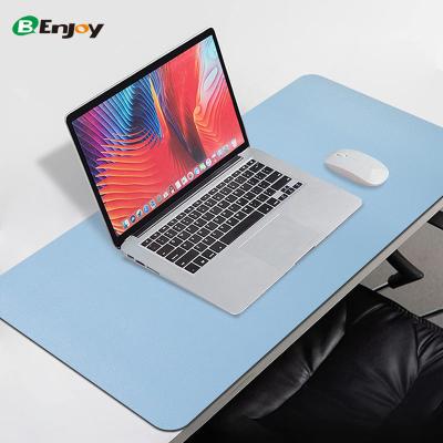 China 100% Eco-friendly Custom Large Leather Desk Mat Mouse Pad PU Leathers for sale