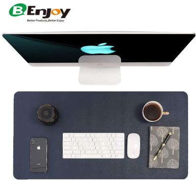 China 100% High Quality Customs Hot Selling Logo Print XXL Eco-friendly Waterproof Non Slip PU Leather Desk Pad Mouse Pad for sale