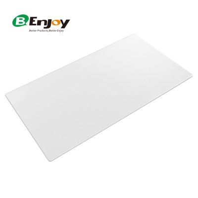 China Crystal Clear Rectangle Vinyl Plastic PVC Office Waterproof Transparent Mat for sale